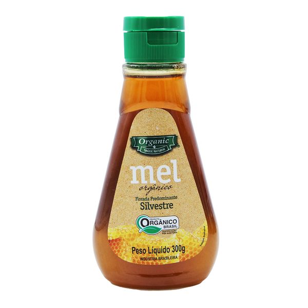 Mel Orgânico Florada Silvestre Organic Saúde Natural 300g