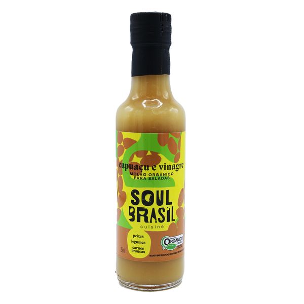 Molho Para Saladas Orgânico de Cupuaçu e Vinagre Soul Brasil 250ml