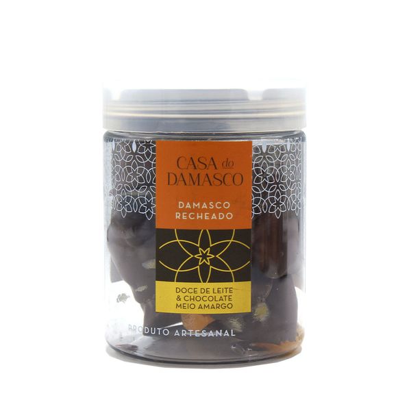 Damasco Recheado de Doce de Leite & Chocolate Meio Amargo Casa do Damasco 150g