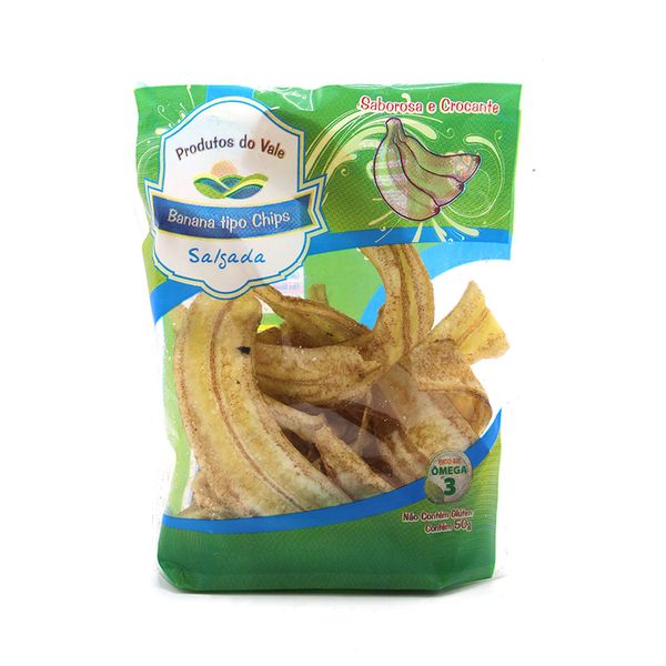Chips de Banana Salgada Produtos do Vale 50g
