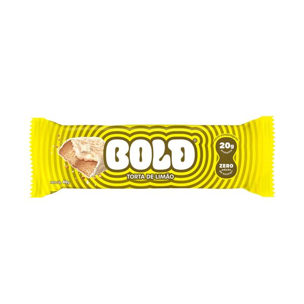 Barra de Proteína Sabor Torta de Limão Sem Açúcar Bold 60g