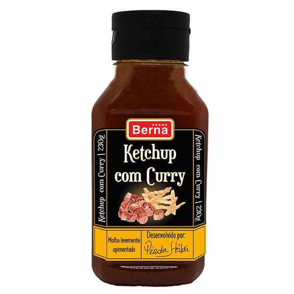 Ketchup com Curry Berna 230g