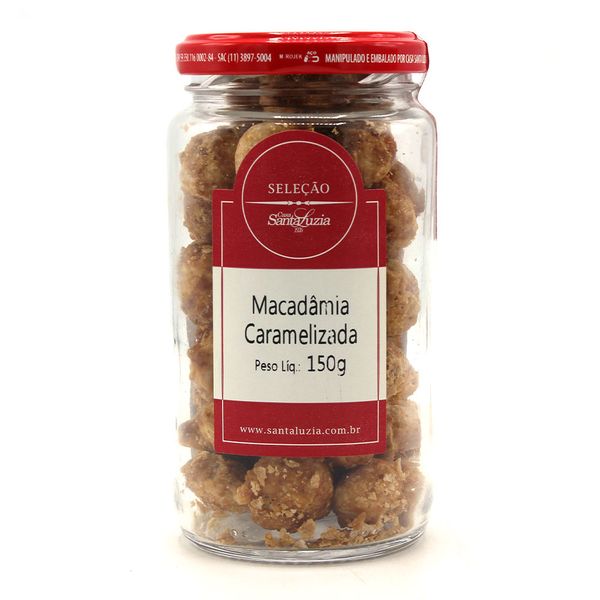 Macadâmia Caramelizada Casa Santa Luzia 150g