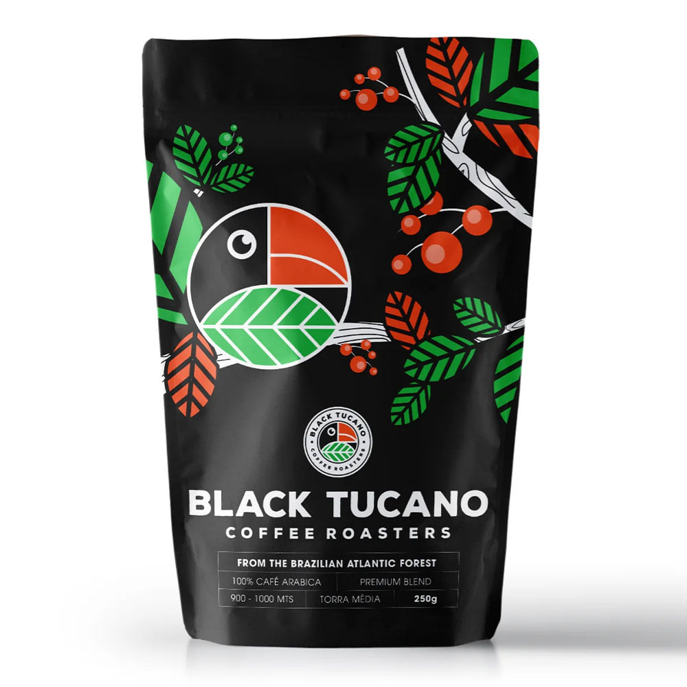 Café em Grãos Roasters Premium Blend Black Tucano 250g