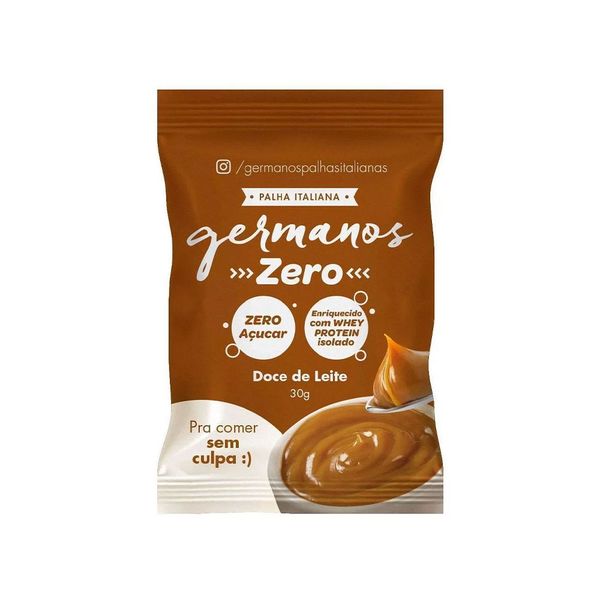Palha Italiana de Doce de Leite Sem Açúcar Germanos 30g