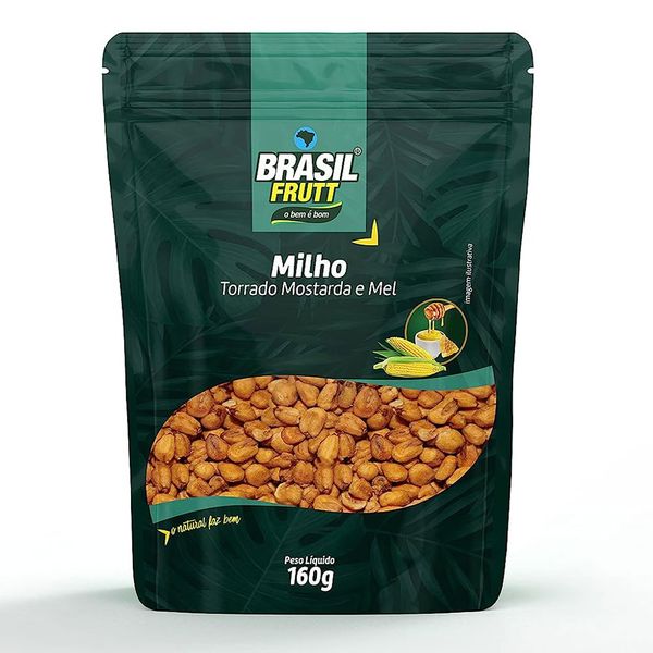 Milho Torrado com Mostarda e Mel Brasil Frutt - 160g