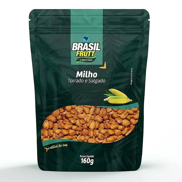 Milho Torrado e Salgado Brasil Frutt - 160g