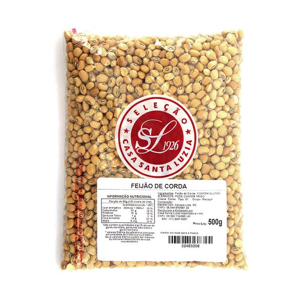 Feijão de Corda Casa Santa Luzia 500g