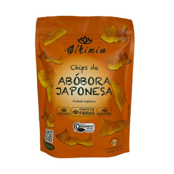 Chips de Abóbora Japonesa Orgânico Alkimia 25g