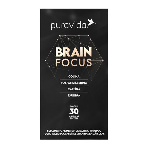 Brain Focus PuraVida 30 Cápsulas Pura Vida