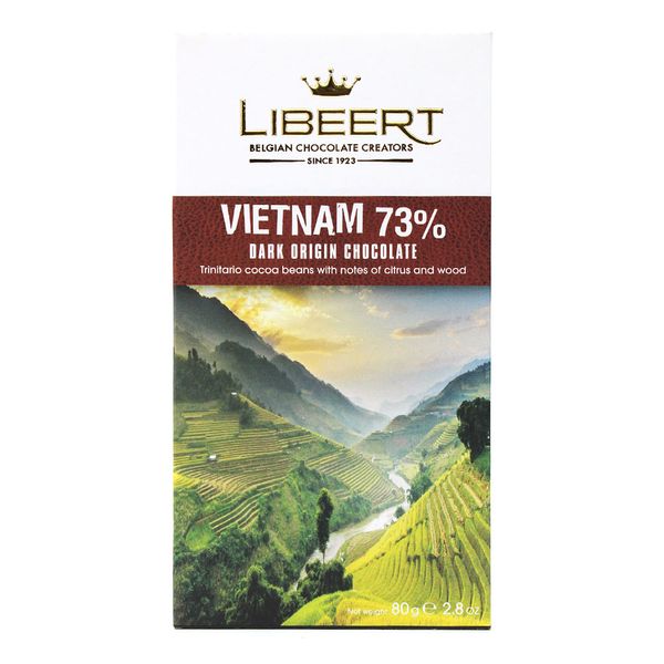 Chocolate Amargo Vietnam 73% Cacau Libeert 80g