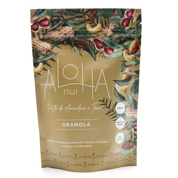 Granola com Pasta de Amendoim e Tâmara Aloha Nui 200g