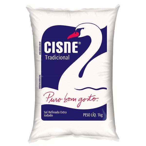 Sal Refinado Tradicional Cisne 1kg