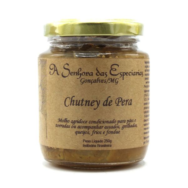 Molho Chutney de Pera a Senhora das Especialista 250g