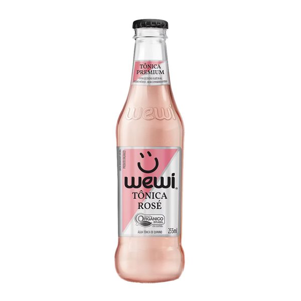 Água Tônica Orgânica Rosé Wewí 255ml