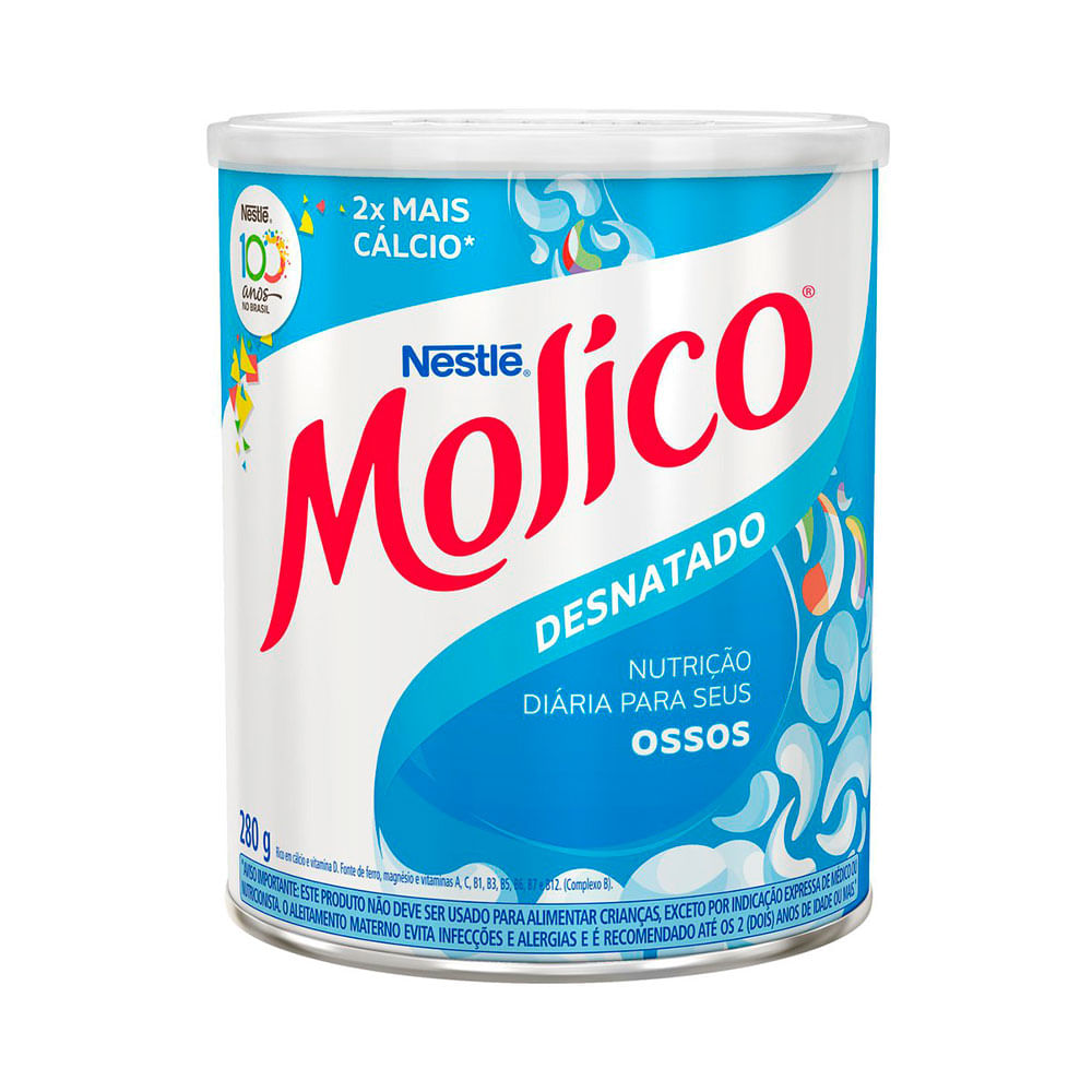 Leite em Pó Desnatado Molico 280g