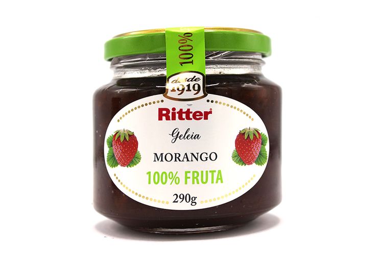 Geleia 100%fruta de Pêssego e Damasco 290g - Ritter Alimentos