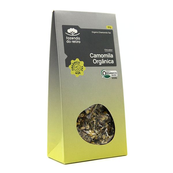 Chá Sabor Camomila Orgânica Fazenda do Retiro 20g