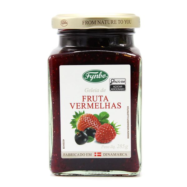 Geleia de Frutas Vermelhas Fynbo 285g