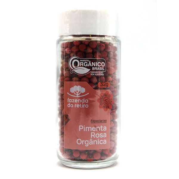 Pimenta Rosa Orgânica Fazenda do Retiro 32g