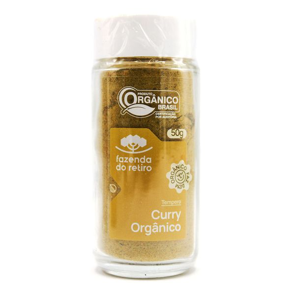 Curry Orgânico Fazenda do Retiro 50g