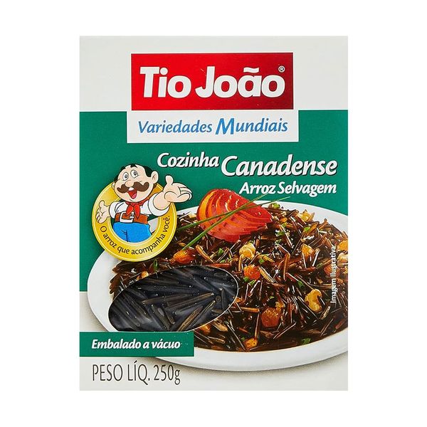 Arroz Selvagem Variedades Mundiais Tio João 250g