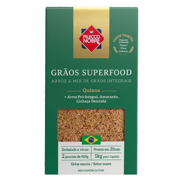 Arroz Grãos Superfood Pilecco Nobre 1kg