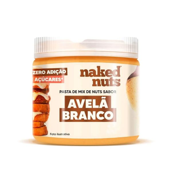 Pasta Mix de Nuts Sabor Avelã Branco Naked Nuts 300g