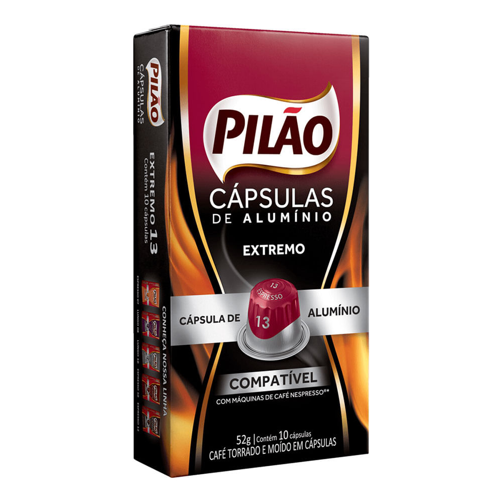 Café Extremo Pilão 10 Cápsulas