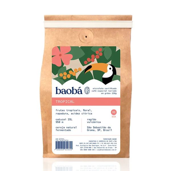 Café em Grãos Tropical Baobá 250g