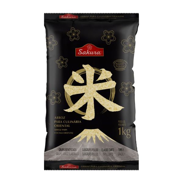 Arroz Para Culinária Oriental Sakura 1Kg