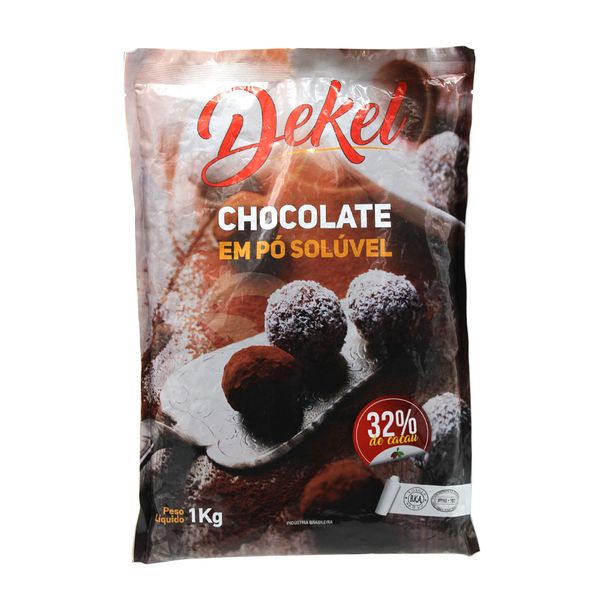 Chocolate em Pó Solúvel Dekel 1kg
