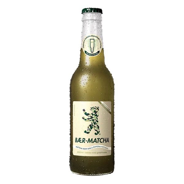 Matcha com Gás e Cafeína Natural Baer Mate 350ml