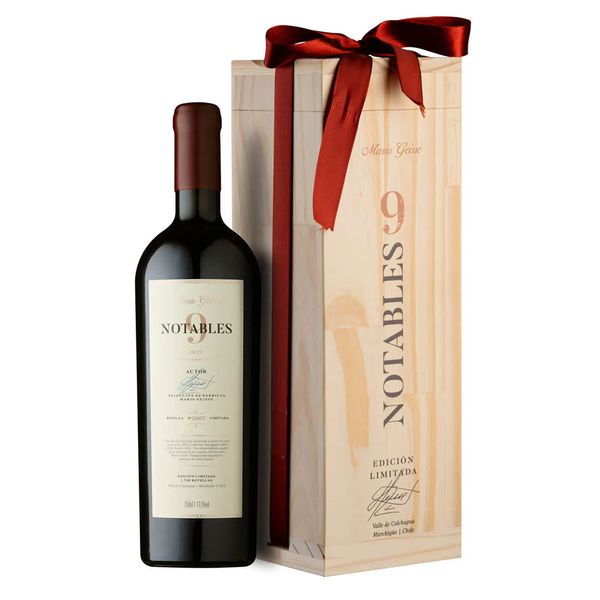 Vinho Fino Tinto Seco 9 Notables Família Geisse 750ml