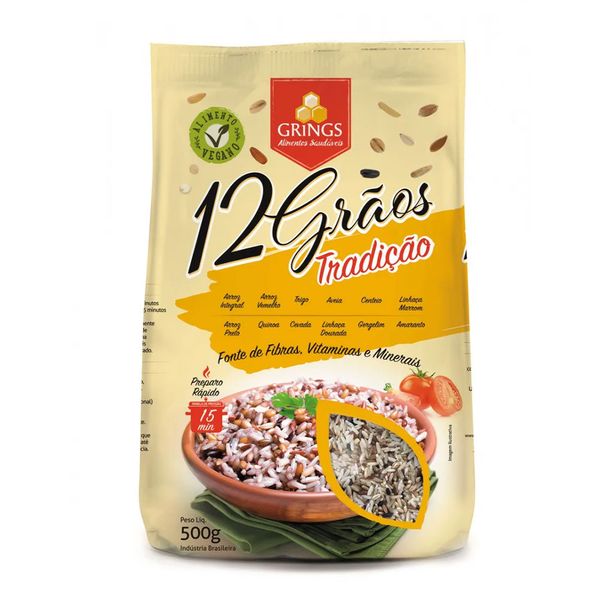 Arroz Tradição 12 Grãos Grings 500g