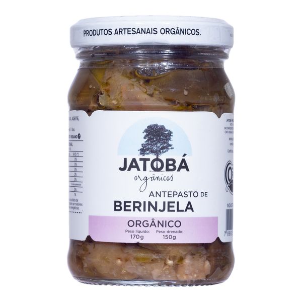 Antepasto de Berinjela Orgânico Jatobá 170g