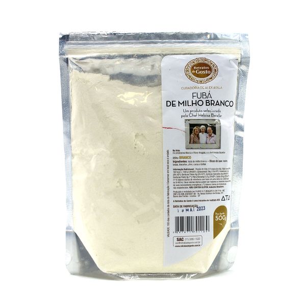 Fubá de Milho Branco Retratos do Gosto 500g