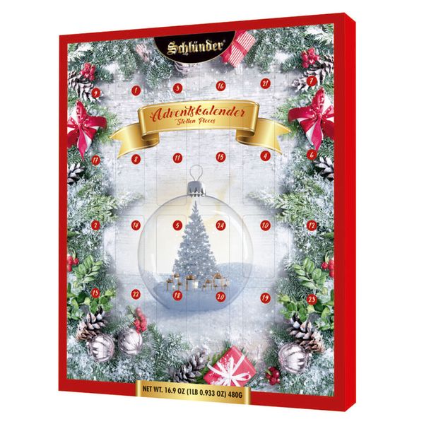 Calendário do Advento com Pães Doces Alemães Schlunder – 480g