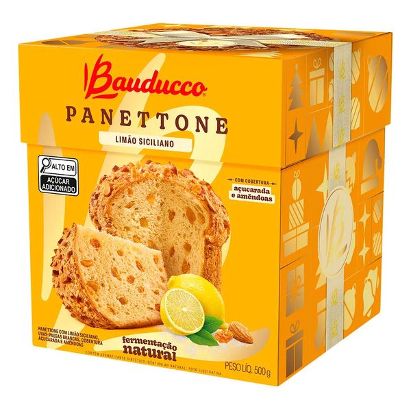 Panettone Limão Siciliano Bauducco – 500g