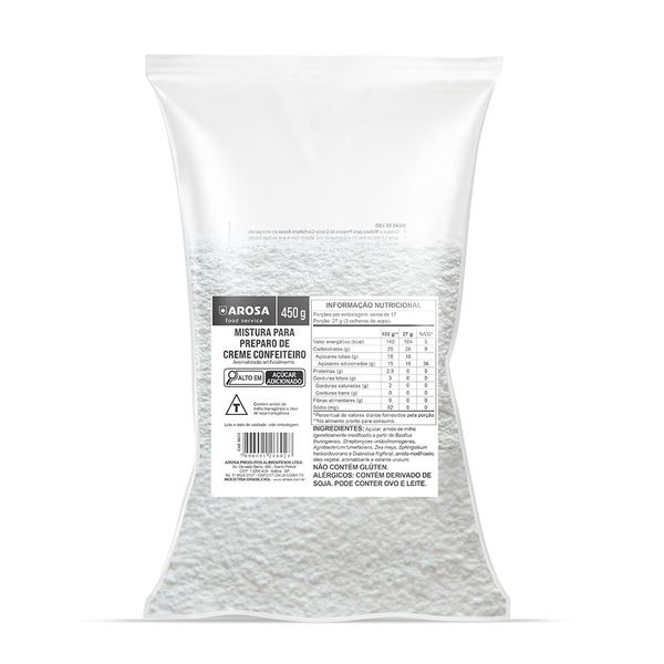 Mistura para Creme Confeiteiro Arosa 450g