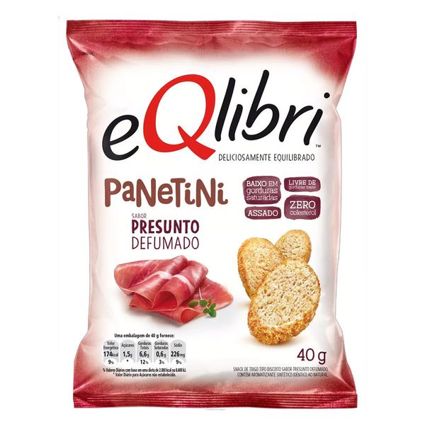 Snack Sabor Presunto Defumado Eqlibri Pepsico 40g