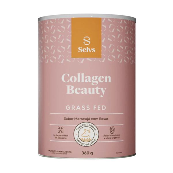 Collagen Beauty Sabor Maracujá com Rosas Selvs 360g