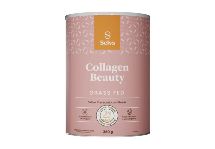 Collagen Beauty Sabor Maracujá com Rosas Selvs 360g - Casa Santa Luzia