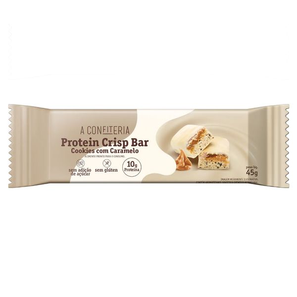 Barrinha Protéica Cookies com Caramelo A Confiteria 45g