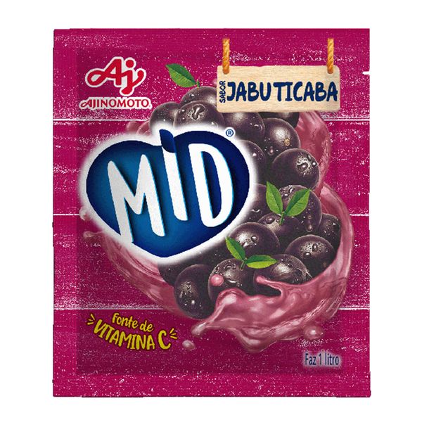 Refresco em Pó Sabor Jabuticaba Mid 20g