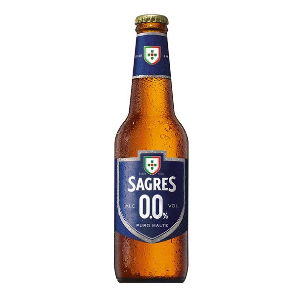 Cerveja Sagres Zero Álcool 330ml