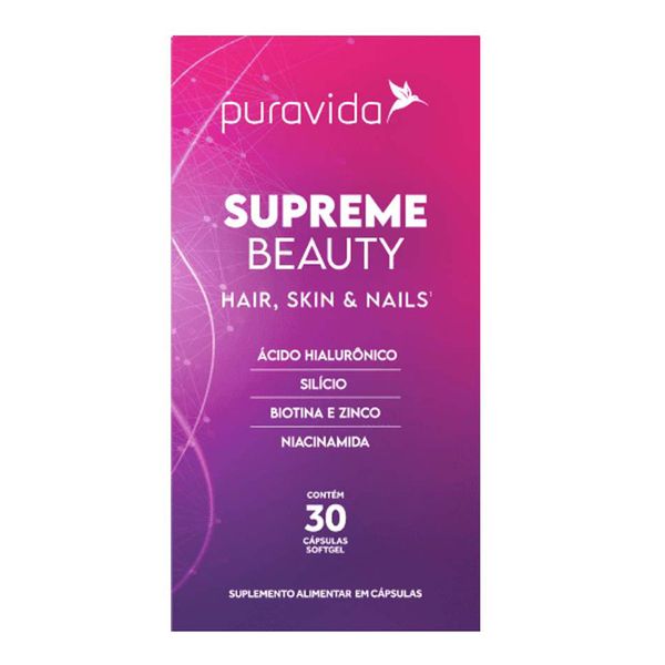 Suplemento Supreme Beauty Puravida 30 Cápsulas