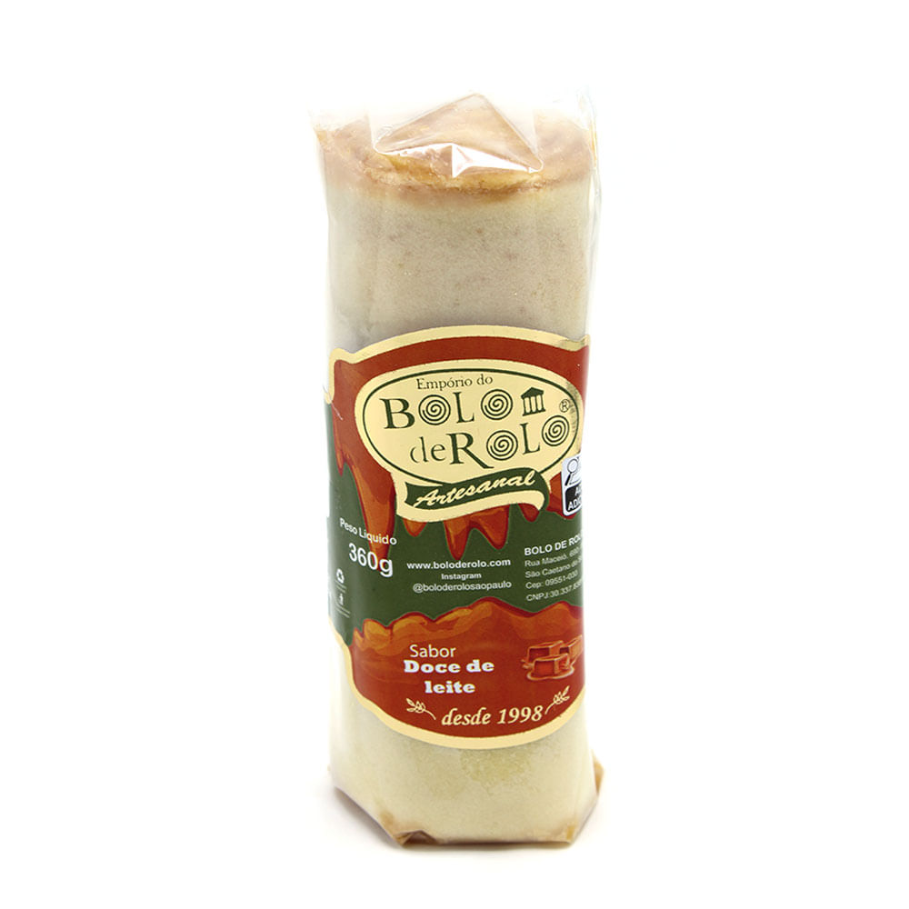 Bolo de Rolo Sabor Doce de Leite A Casa do Bolo de Rolo 360g