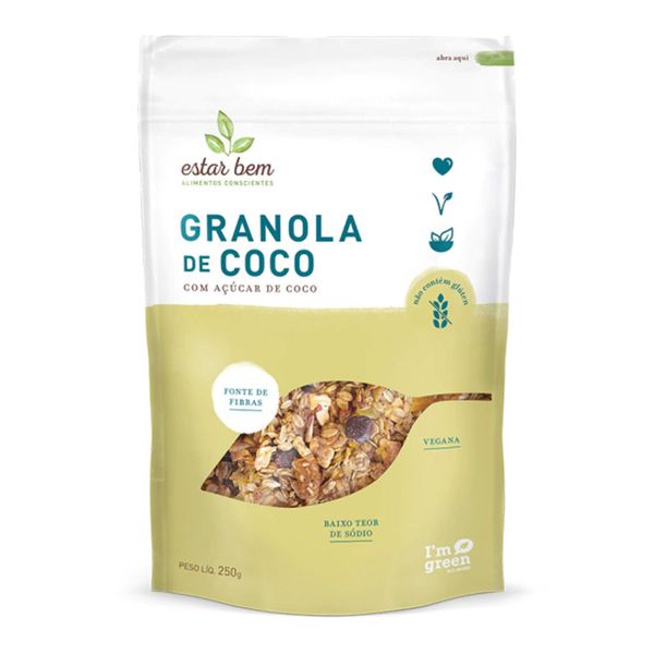 Granola de Coco com Açúcar de Coco Estar Bem 250g