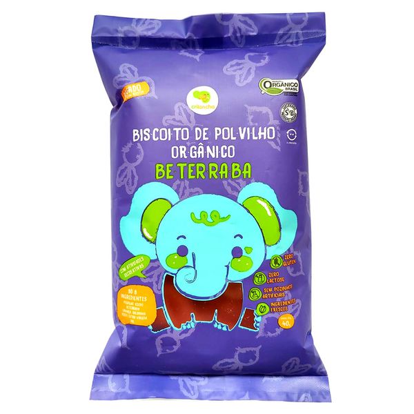 Biscoito Polvilho Beterraba Crilancha - 40g